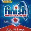 Finish All In 1 Max Regular - Vaatwastabletten - 170 Stuks - Voordeelpak -Dagelijkse Benodigdheden Winkel 886x1200