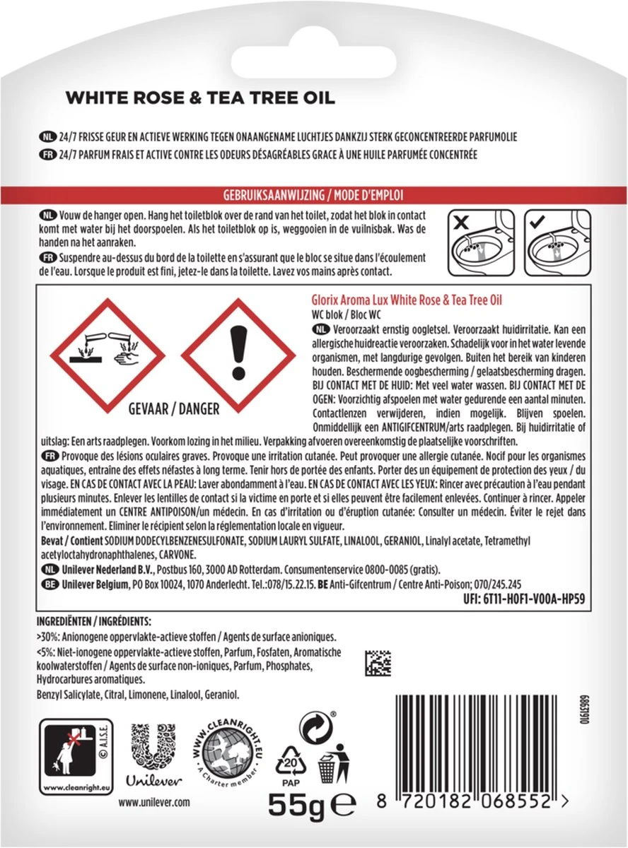 Glorix Aroma Lux Dahlia Flower & Dragonfruit - 9 Toiletblokken - Halfjaarbox - Voordeelverpakking 6 Glorix Aroma Lux Dahlia Flower & Dragonfruit - 9 Toiletblokken - Halfjaarbox - Voordeelverpakking - Afbeelding 4