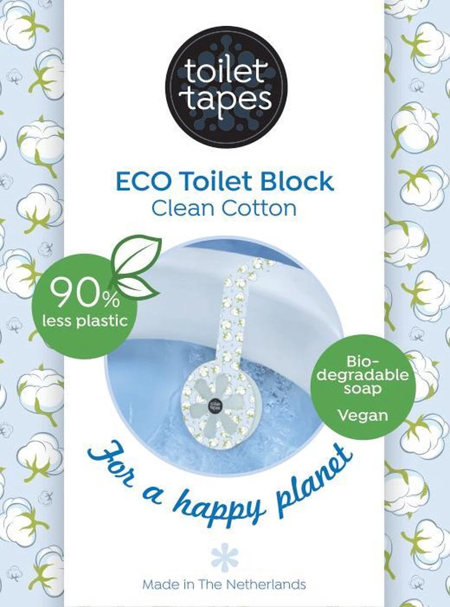 Toilet Tapes - Clean Cotton - Voordeelverpakking - 14 Stuks 3 Toilet Tapes - Clean Cotton - Voordeelverpakking - 14 Stuks