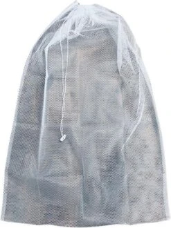 Orange85 Waszak - Groot - XL - 60 X 90 CM - Wit - Treksysteem - Trekbandsluiting - Polyester - Wasnet - Laundry Bag - Voor Kleding -Dagelijkse Benodigdheden Winkel 898x1200 6