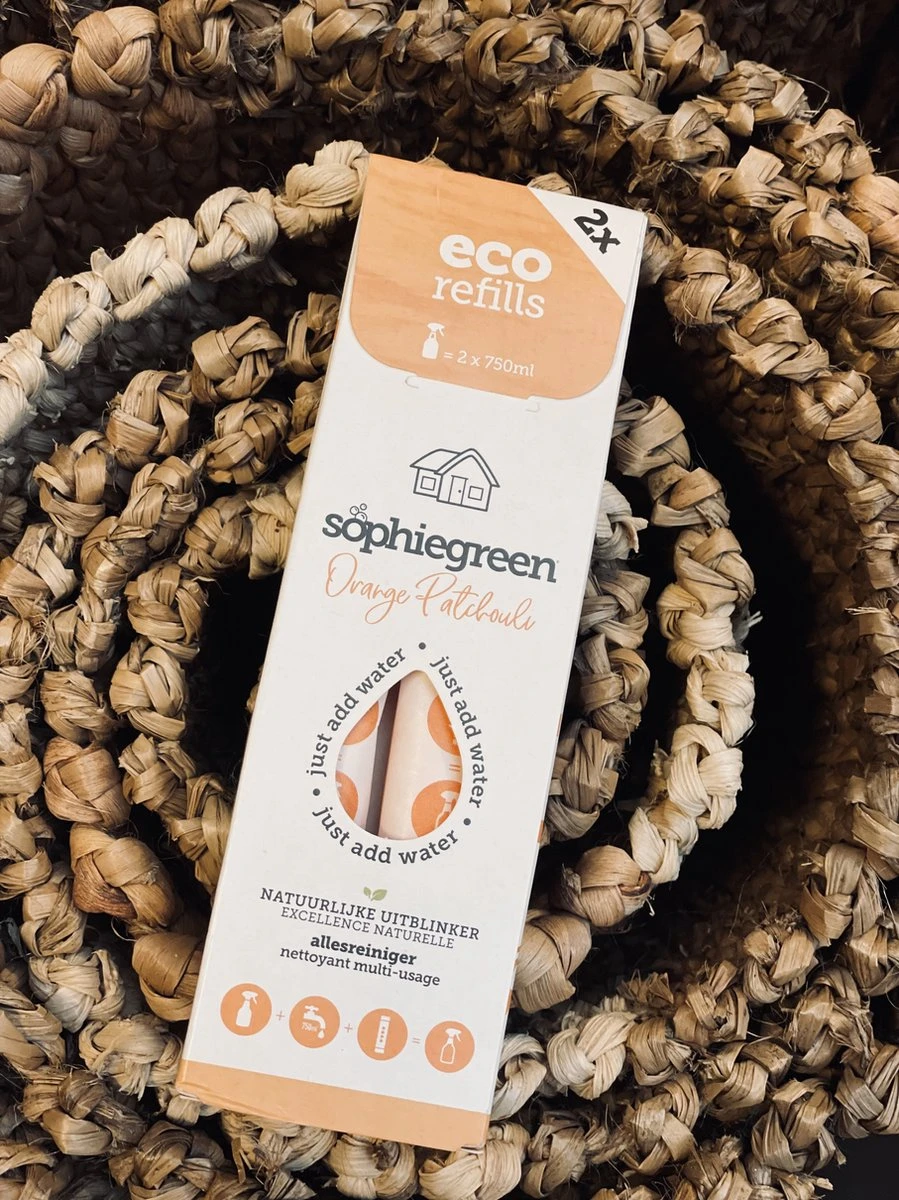 SophieGreen Orange Patchouli Allesreinigers 3x2 Navullingen (=6x750 Ml) 5 SophieGreen Orange Patchouli Allesreinigers 3x2 Navullingen (=6x750 Ml) - Afbeelding 3