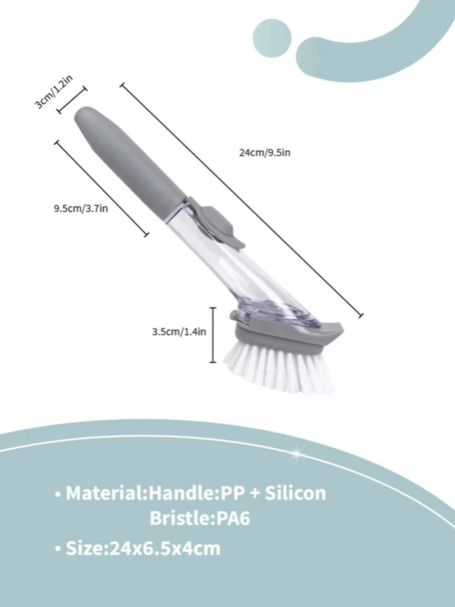 OXO Good Grips Afwasborstel Met Zeepdispenser 4 OXO Good Grips Afwasborstel Met Zeepdispenser - Afbeelding 2
