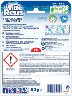 Witte Reus Turquoise Actief Toiletblok - Pacific - WC Blokjes Voordeelverpakking - 10 Stuks 22 Witte Reus Turquoise Actief Toiletblok - Pacific - WC Blokjes Voordeelverpakking - 10 Stuks -Dagelijkse Benodigdheden Winkel 901x1200 1