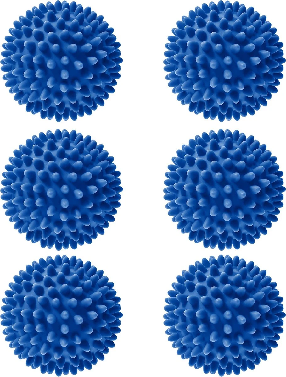 Roegaarden Drogerballen - Wasbollen - 6 Stuks - Siliconen - Sneller Droog - Anti-kreuk 3 Roegaarden Drogerballen - Wasbollen - 6 Stuks - Siliconen - Sneller Droog - Anti-kreuk