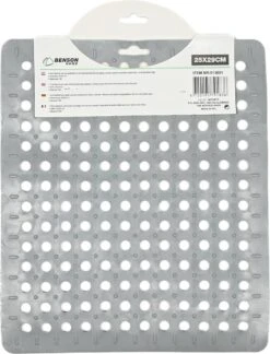 Merkloos Gootsteenmat PVC Vierkant Grijs 28 Cm 9 Merkloos Gootsteenmat PVC Vierkant Grijs 28 Cm -Dagelijkse Benodigdheden Winkel 916x1200