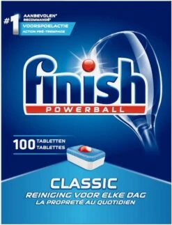 Finish Classic Regular Vaatwastabletten - 100 Stuks -Dagelijkse Benodigdheden Winkel 917x1200