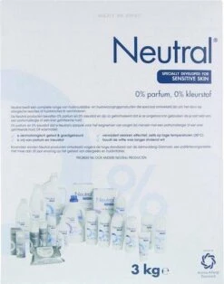 Neutral 0% Wit Parfumvrij Waspoeder - 45 Wasbeurten - Wasmiddel 36 Neutral 0% Wit Parfumvrij Waspoeder - 45 Wasbeurten - Wasmiddel -Dagelijkse Benodigdheden Winkel 943x1200 1