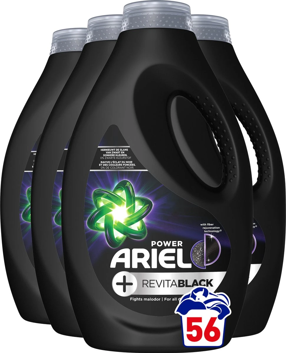 Ariel Vloeibaar Wasmiddel - +Revitablack - Voordeelverpakking 4 X 14 Wasbeurten 3 Ariel Vloeibaar Wasmiddel - +Revitablack - Voordeelverpakking 4 X 14 Wasbeurten