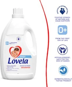 Lovela Baby - Hypoallergeen Wasmiddel Voor Het Wassen Van Gekleurde Baby- En Kinderkleding - 1.45 Liter 9 Lovela Baby - Hypoallergeen Wasmiddel Voor Het Wassen Van Gekleurde Baby- En Kinderkleding - 1.45 Liter -Dagelijkse Benodigdheden Winkel 991x1200